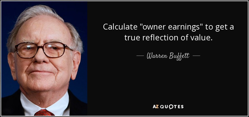 The Importance of Owner's Earnings